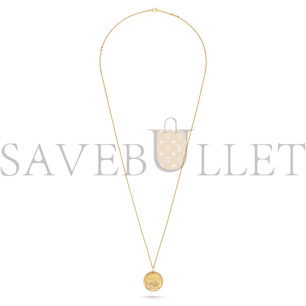 VAN CLEEF ARPELS ZODIAQUE MEDAL ARIETIS (ARIES) - YELLOW GOLD  VCARP7SQ00